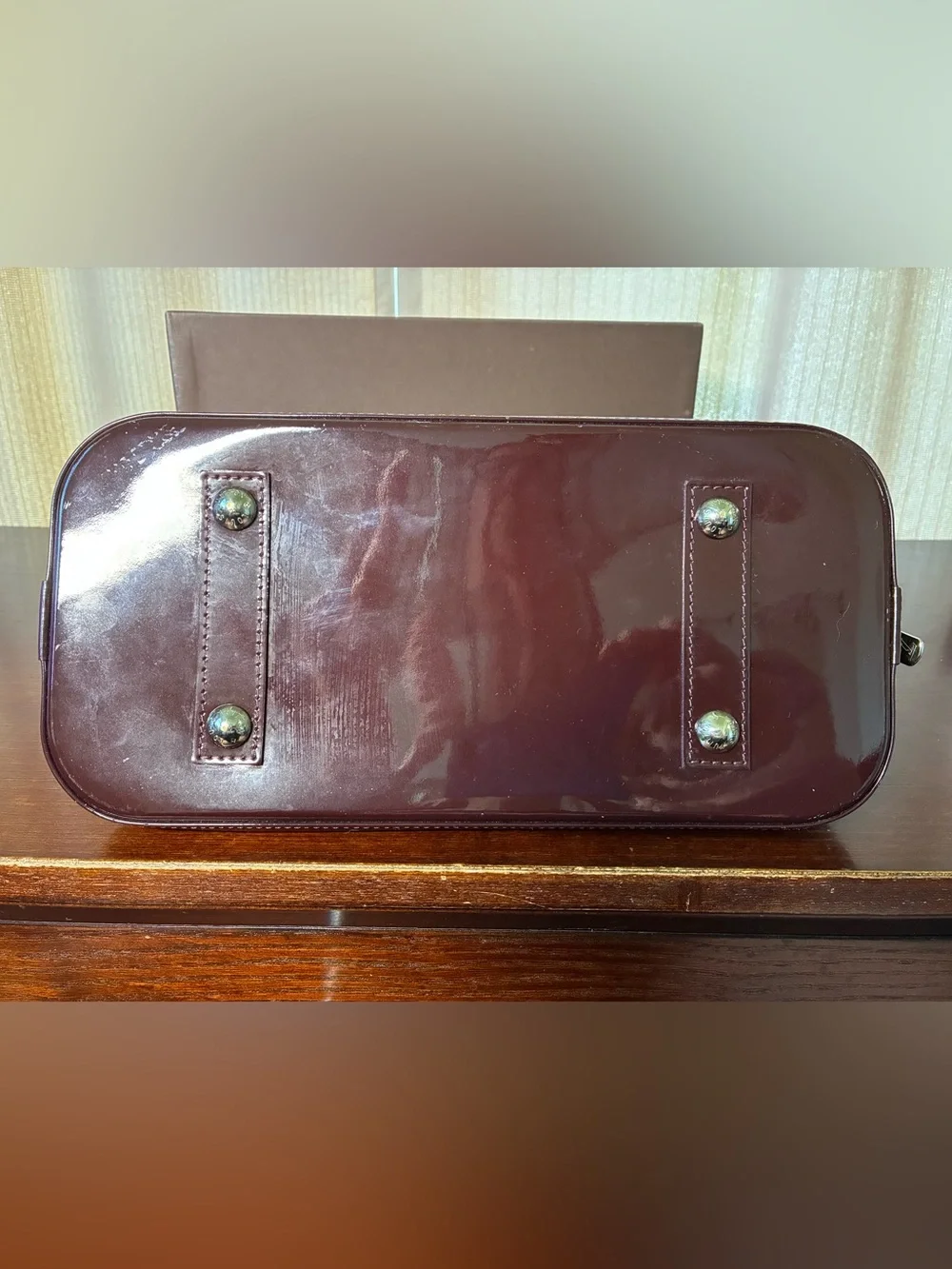 Louis Vuitton polished patent